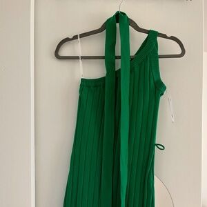 Green summer dress